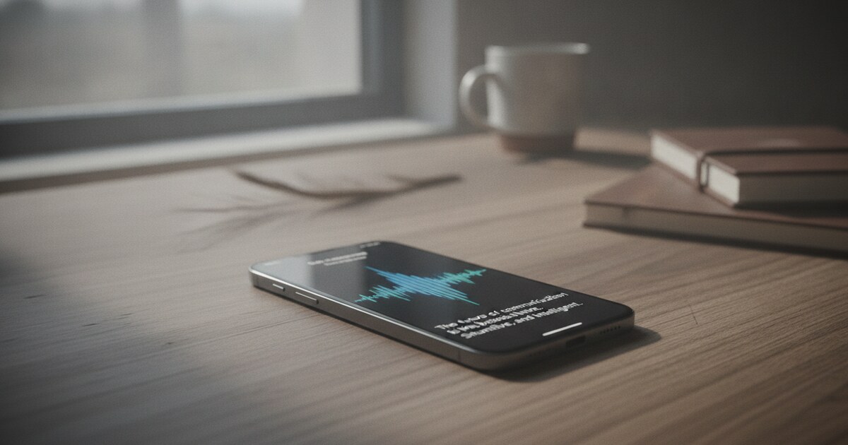 Best apps to record and transcribe audio displayed on a phone screen